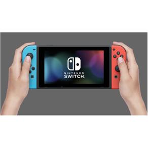 Console Nintendo Switch + Jogo Mario Odyssey Azul/Vermelho - Nintendo