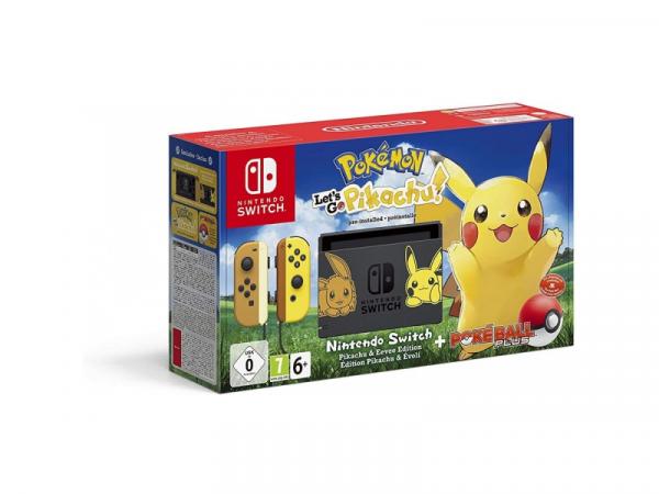 Console Nintendo Switch Pokemon Lets Go Pikachu Bundle