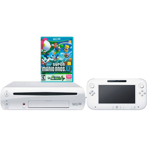 Console Nintendo Wii U 8GB Branco + 2 Games