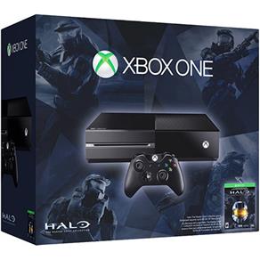 Console Oficial Microsoft Xbox One, Preto, HD 500GB + Controle Wireless + Jogo Halo The Master Chief