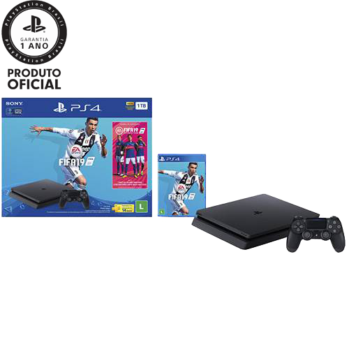 Console PlayStation 4 1TB Bundle + Game Fifa 19 - Sony