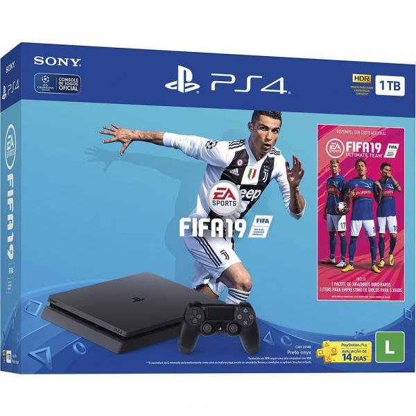 Console PlayStation 4 1TB Bundle + Game Fifa 19 - Sony