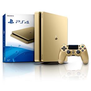 Console Playstation 4 1Tb Gold Slim Sony Ps4