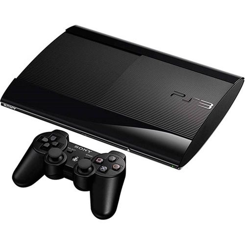 Console PlayStation 3 Slim 250 GB + Controle Dual Shock 3 Preto Sem Fio