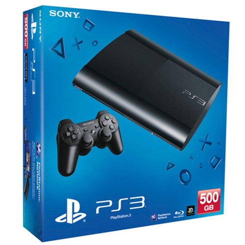 Console Playstation 3 Super Slim 500gb + Controle Ps3