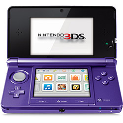 Tudo sobre 'Console Portátil Nintendo 3DS Midnight Purple'