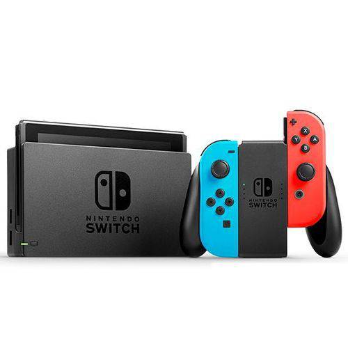 Tudo sobre 'Console Portátil Nintendo Switch Wi-Fi-bluetooth-hdmi Bivolt - Vermelho-azul'