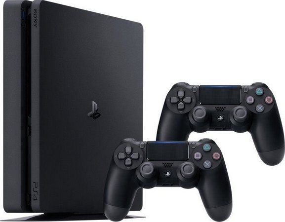 Console / Sony / Playstation 4 Slim / 1TB / 2 Controles - Preto