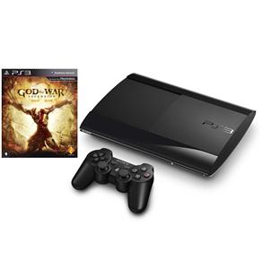 Console Sony Playstation 3 Bundle com 250GB - Preto + God Of War: Ascension
