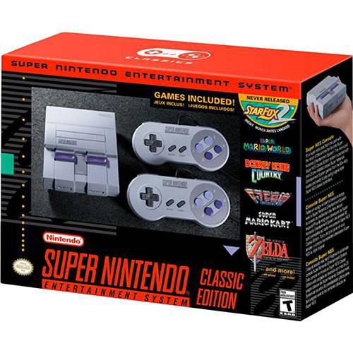 Console Super Nintendo Classic Edition + 2 Controles + 21 Jogos (Digitais)