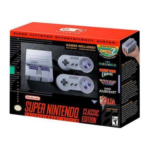 Console Super Nintendo Classic Edition + 2 Controles + 345 Jogos (digitais)