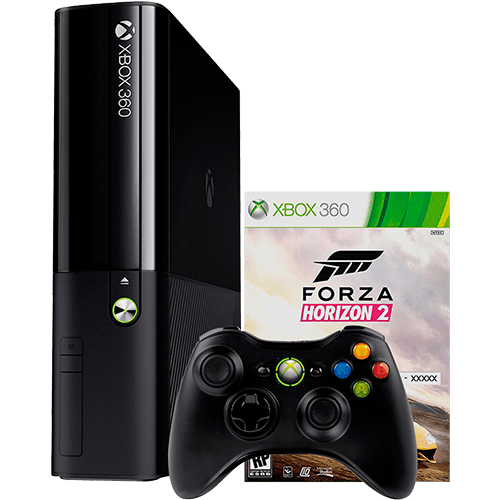 Console Xbox 360 500GB + Forza Horizon 2 (Via Download) + Controle Sem Fio
