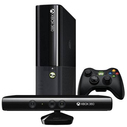 Console Xbox 360 250GB + Kinect Sensor + 3 Jogos