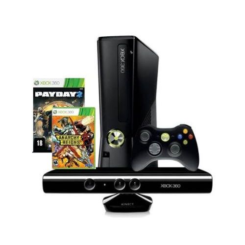 Console Xbox 360 Mostruário + 2 Jogos + Sensor Kinect