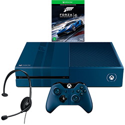Console Xbox One 1TB Edição Limitada + Game Forza 6 (Via Dowloand) + Headset com Fio + Controle Wireless