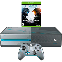 Console Xbox One 1TB Edição Limitada + Game Halo 5: Guardians (Via Download) + Headset com Fio + Controle Wireless