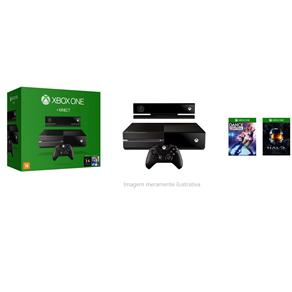 Console Xbox One 500 GB Kinect + Halo The Master Chief Collection (Download) + Dance Central Spotlight (Download)