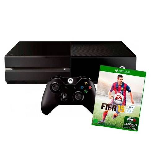 Console Xbox One 500gb Controle Wireless Jogo Fifa 15