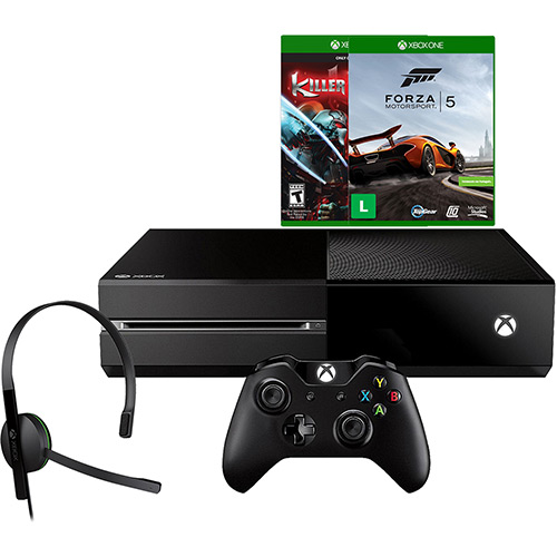 Tudo sobre 'Console Xbox One 500GB + 2 Jogos + Headset + Controle Sem Fio + Cabo HDMI + 14 Dias de Live'