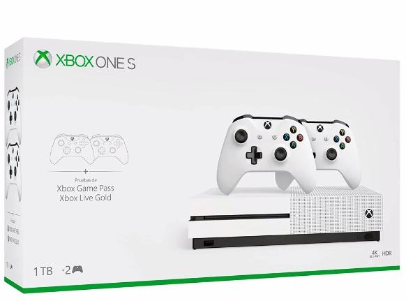 Console Xbox One One S 1Tb 2 Controles - Microsoft