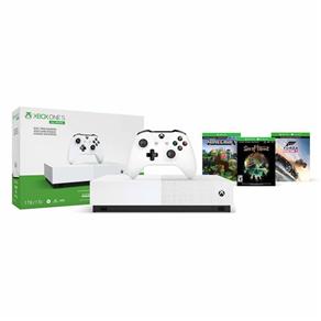 Console Xbox One S 1TB All - Digital Edition Sem Disco - Minecraft, Sea Of Thieves - Forza Horizon 3 - Bivolt