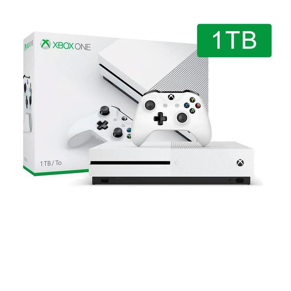 Console Xbox One S 1TB Branco - Microsoft