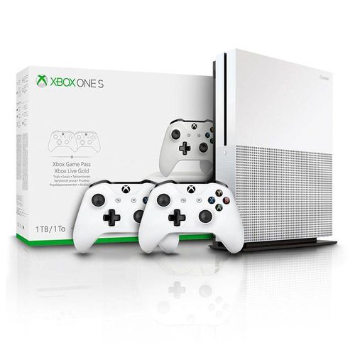 Console Xbox One S 1TB com 2 Controles Microsoft