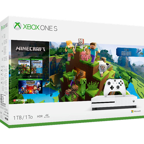 Tudo sobre 'Console XBOX ONE S 1TB + Minecraft - Microsoft'