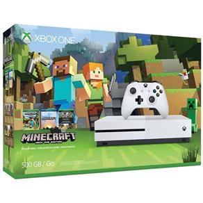 Console Xbox One S 500GB Bundle Minecraft