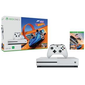 Console Xbox One S 500GB - Edição Forza Horizon 3 + Hotwheels (Download)