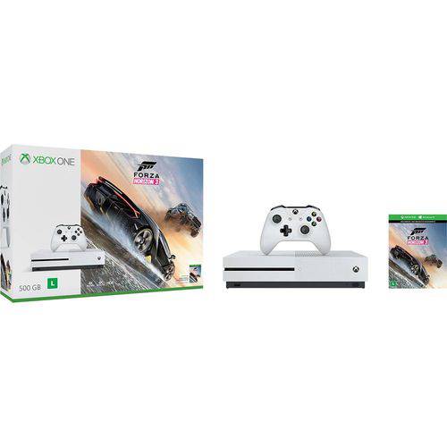 Tudo sobre 'Console Xbox One S 500GB / Game Forza Horizon 3 - Microsoft'