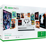 Console Xbox One S 500GB + 3 Meses de Live Gold + 3 Meses de Gamepass + Controle Sem Fio - Microsoft