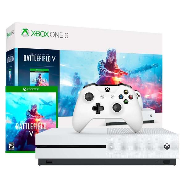 Xbox One 1 TB Versão S + Controle + Jogo Battlefield V - Microsoft