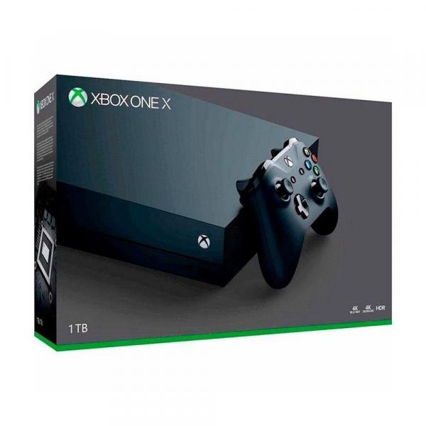 Console Xbox One X 1TB 4K+ Controle Sem Fio - Microsoft
