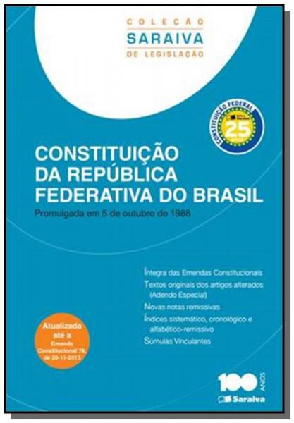 Constituicao da Republica Federativa do Brasil 25 - Grupo Somos