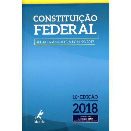 Constituição Federal - 10 Edição - 2018