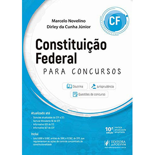 Constituição Federal para Concursos - 10ª Edição (2019)