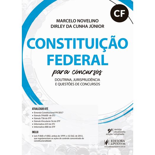 Constituicao Federal para Concursos Cf - Juspodivm - 9 Ed