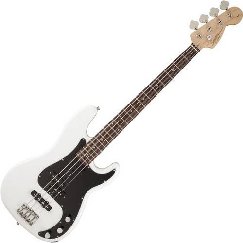 Contra Baixo Fender Precision Jazz Bass Squier Affinity Branco