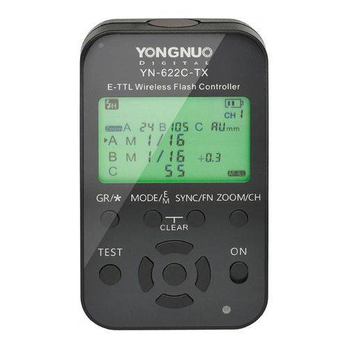 Controlador de Radio Flash Yongnuo Yn622c-tx para Canon