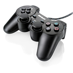 Controle com Fio Multilaser Dual Shock - PS3 e PC