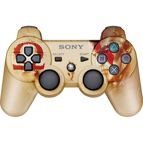 Tudo sobre 'Controle Dual Shock 3 God Of War Ascension PS3 - Sony'