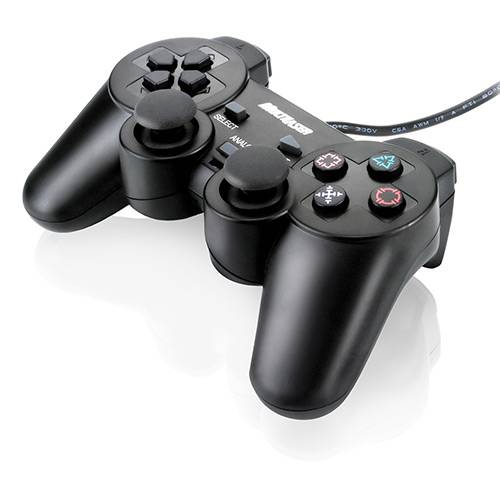Controle Dual Shock para Playstation 2 Multilaser Js043