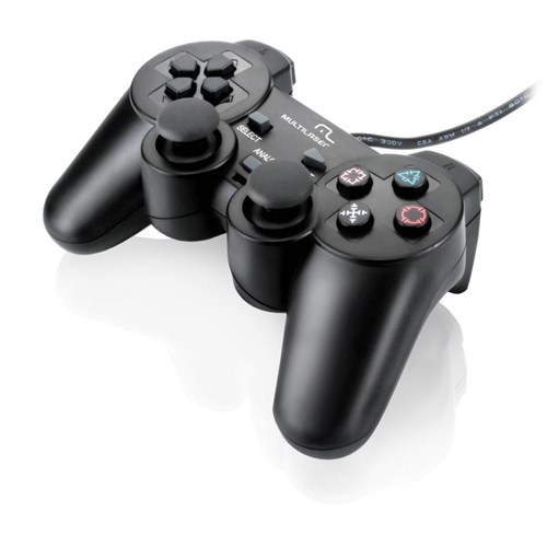 Controle Dualshock PS3/PS2/PC Multilaser - JS071