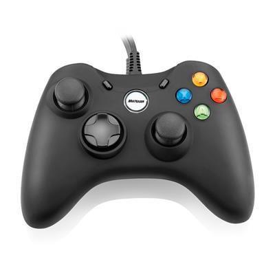 Controle Game Dual Shock Preto Xpad Pc/Xbox360 - Js063 - Multilaser