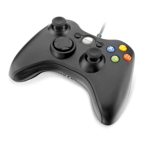 Controle Game Multilaser Js063 Dual Shock Xpad Pc Xbox360 Preto
