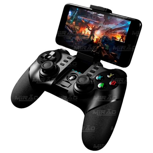 Controle Gamepad Sem Fio 2.4G com Suporte Ios Android Ipega - Pg-9076