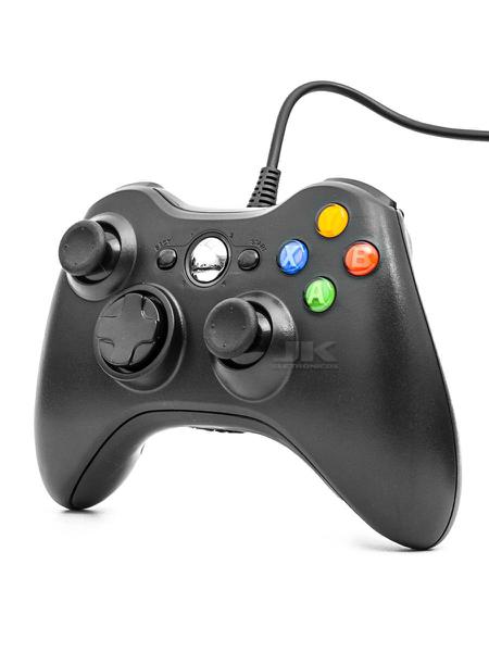 Controle Joystick para Xbox 360 e Pc com Fio - Jk