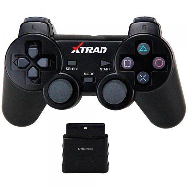 CONTROLE Joystick Play 2 Wireless Sem Fio - XD-1201 - Xtrad
