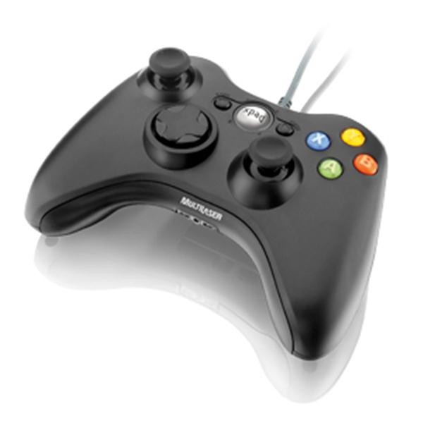 Controle Multilaser Games Dual Shock Xpad Pc/Xbox 360